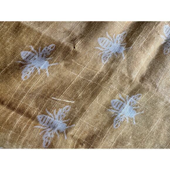 Yellow & Cream Bee Print Scarf - Picture 9 of 10